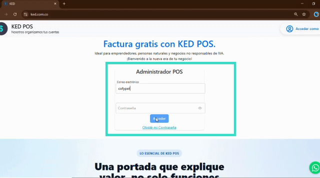 Facturación rápida